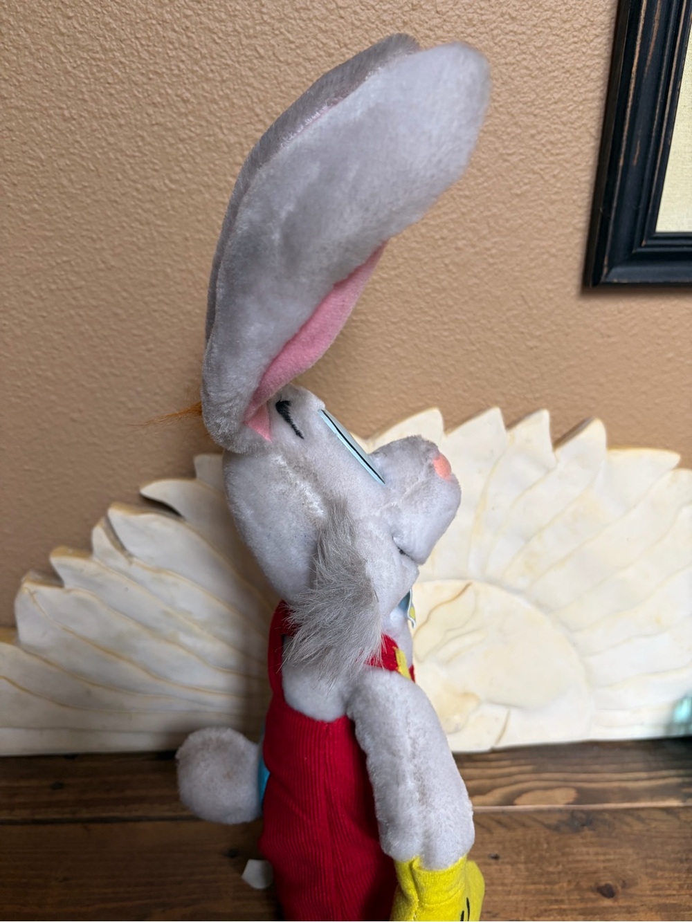 Disney Roger Rabbit 17 inch 1987 Standing Plush Rabbit - Picture 5 of 15